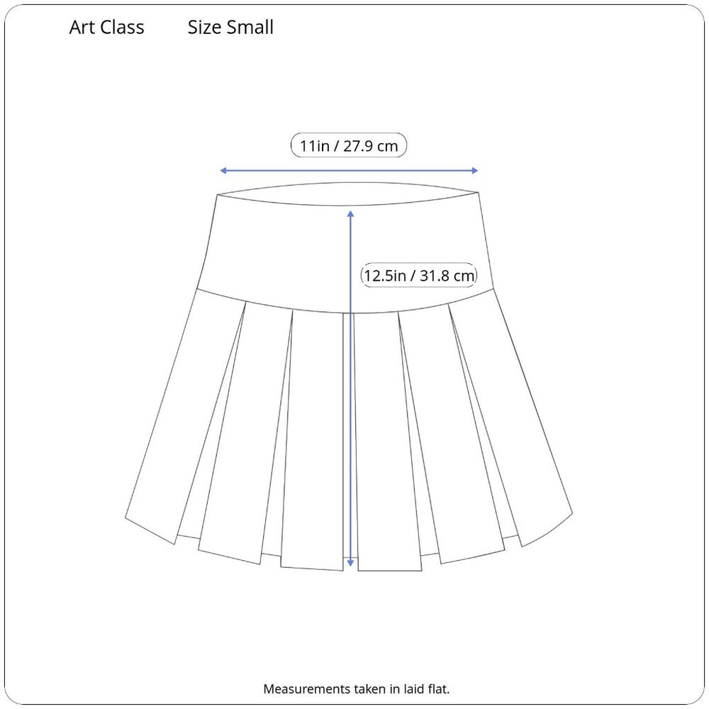 Art Class Junior Black Stretchy Skater Skirt Skort w/ Built-In Short Size Small - Picture 6 of 12